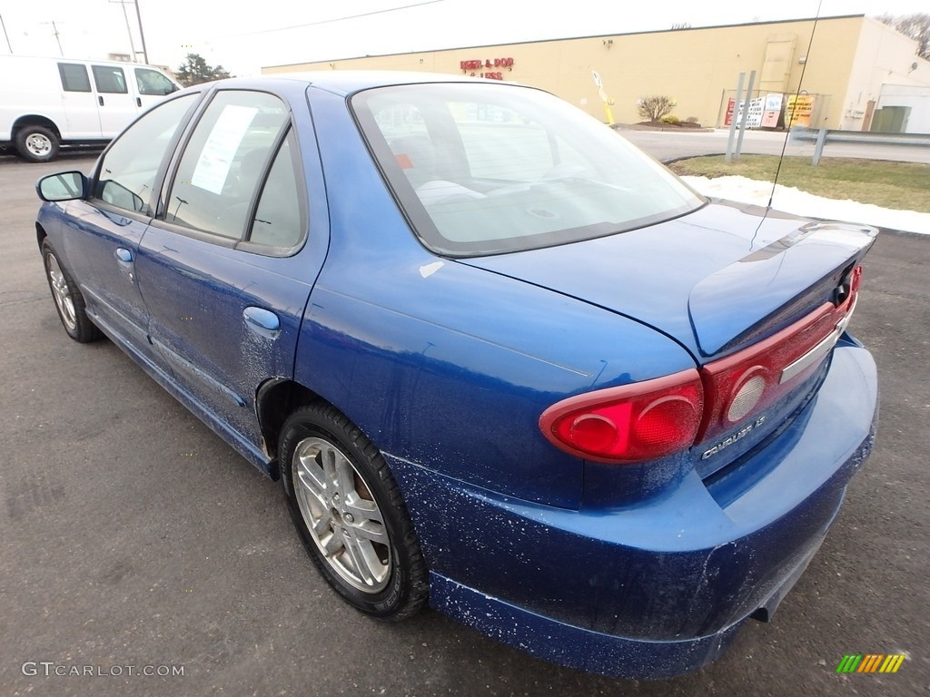 2003 Cavalier LS Sport Sedan - Arrival Blue Metallic / Graphite Gray photo #2