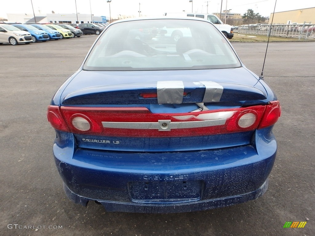 2003 Cavalier LS Sport Sedan - Arrival Blue Metallic / Graphite Gray photo #3