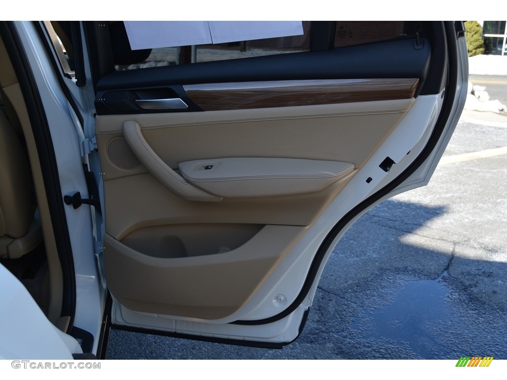 2014 X3 xDrive28i - Alpine White / Sand Beige photo #24