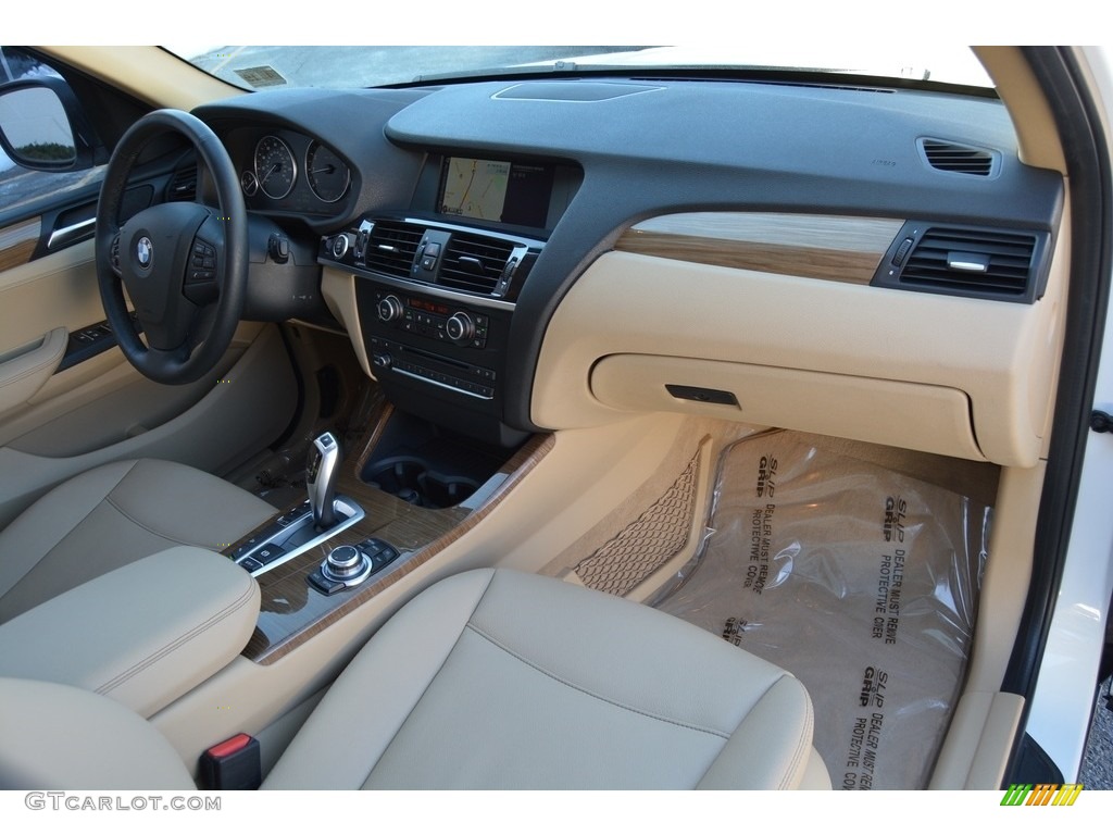 2014 X3 xDrive28i - Alpine White / Sand Beige photo #27