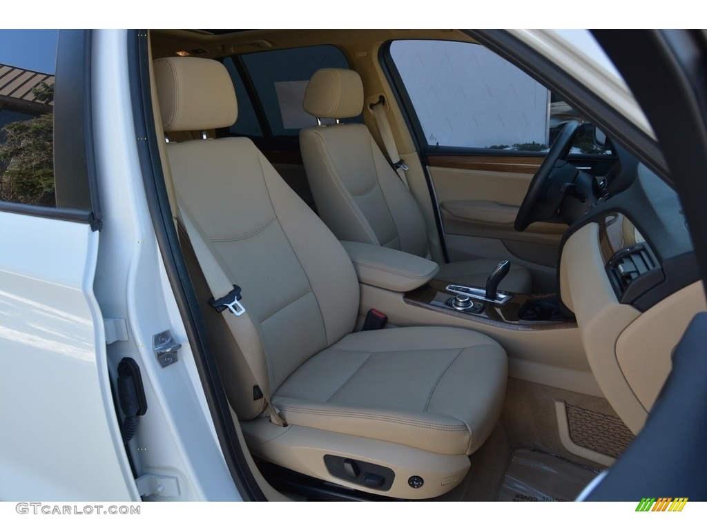 2014 X3 xDrive28i - Alpine White / Sand Beige photo #29