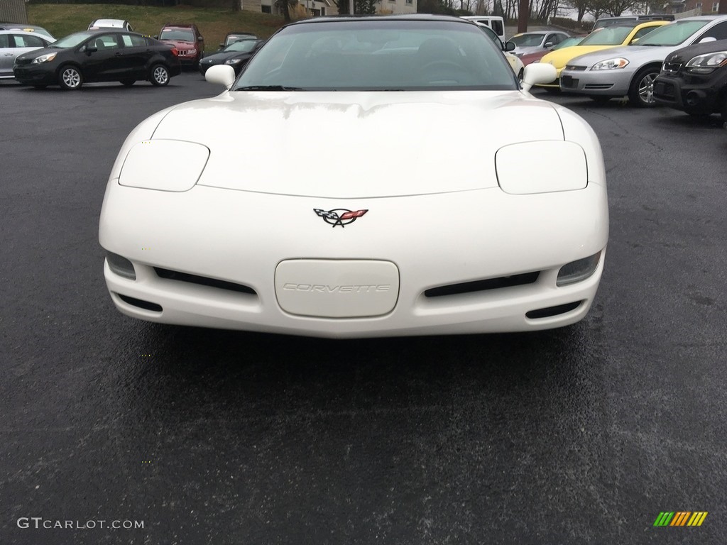 2002 Corvette Coupe - Speedway White / Black photo #23