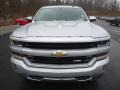 2017 Silver Ice Metallic Chevrolet Silverado 1500 LT Double Cab 4x4  photo #2