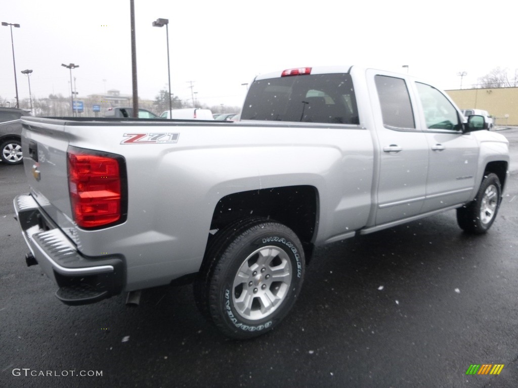 2017 Silverado 1500 LT Double Cab 4x4 - Silver Ice Metallic / Jet Black photo #5