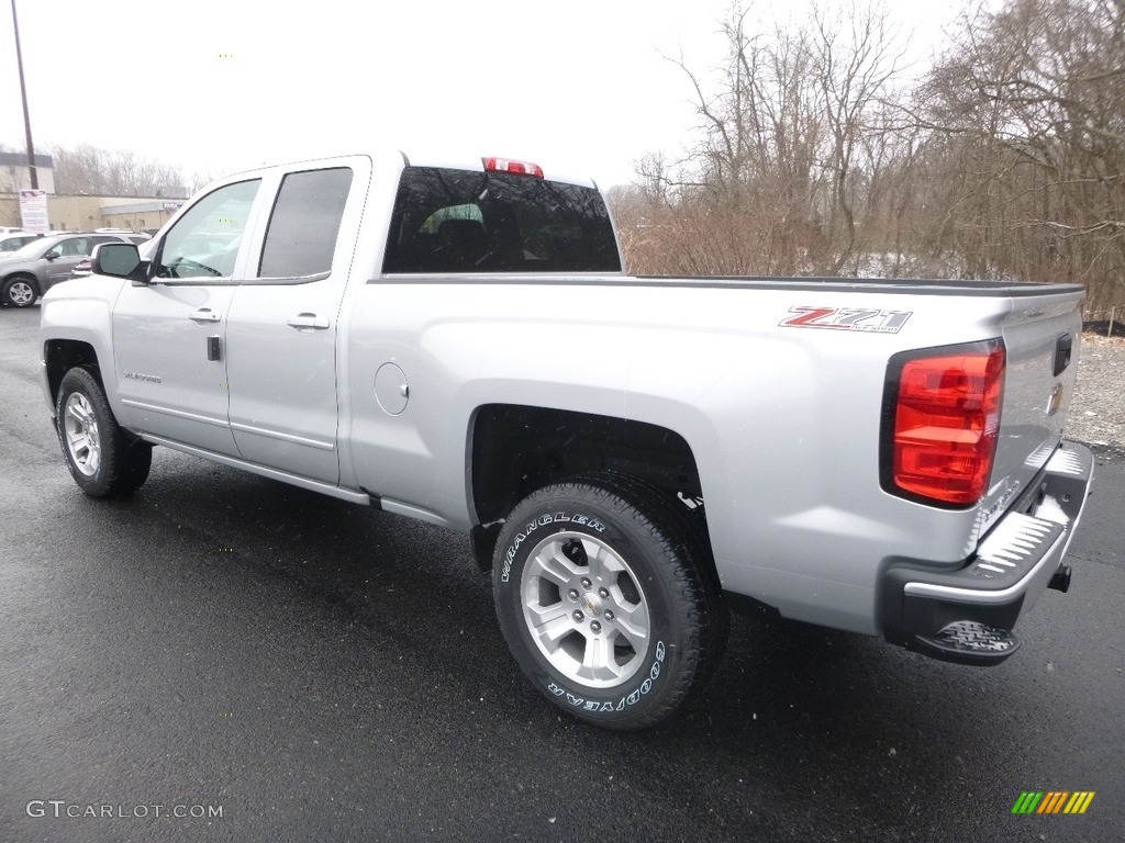 2017 Silverado 1500 LT Double Cab 4x4 - Silver Ice Metallic / Jet Black photo #7