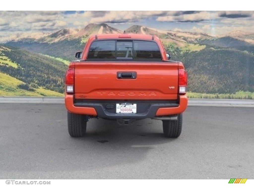 2017 Tacoma TRD Sport Access Cab 4x4 - Inferno Orange / TRD Black/Orange photo #4