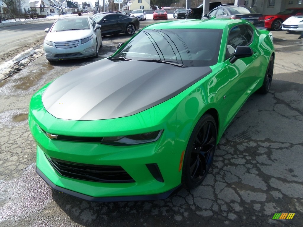 Krypton Green 2017 Chevrolet Camaro LT Coupe Exterior Photo #119323442