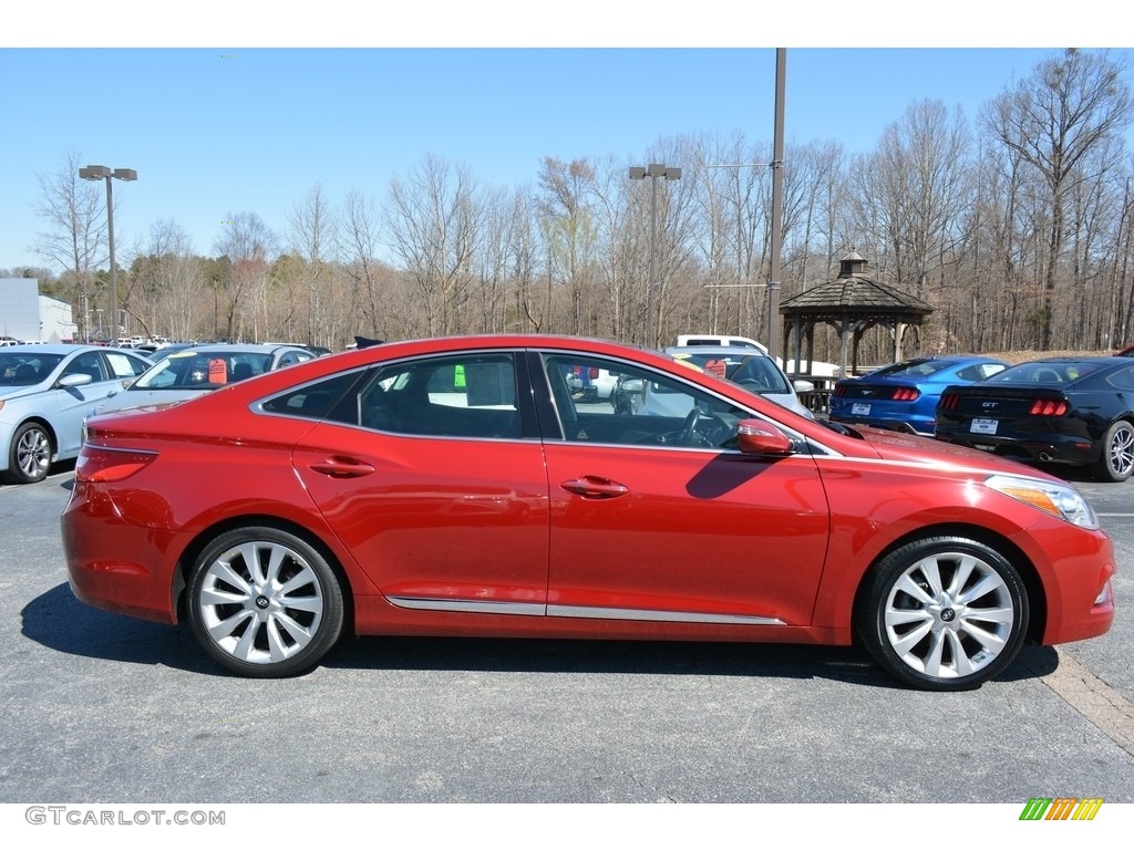 2013 Azera  - Venetian Red Pearl / Graphite Black photo #2