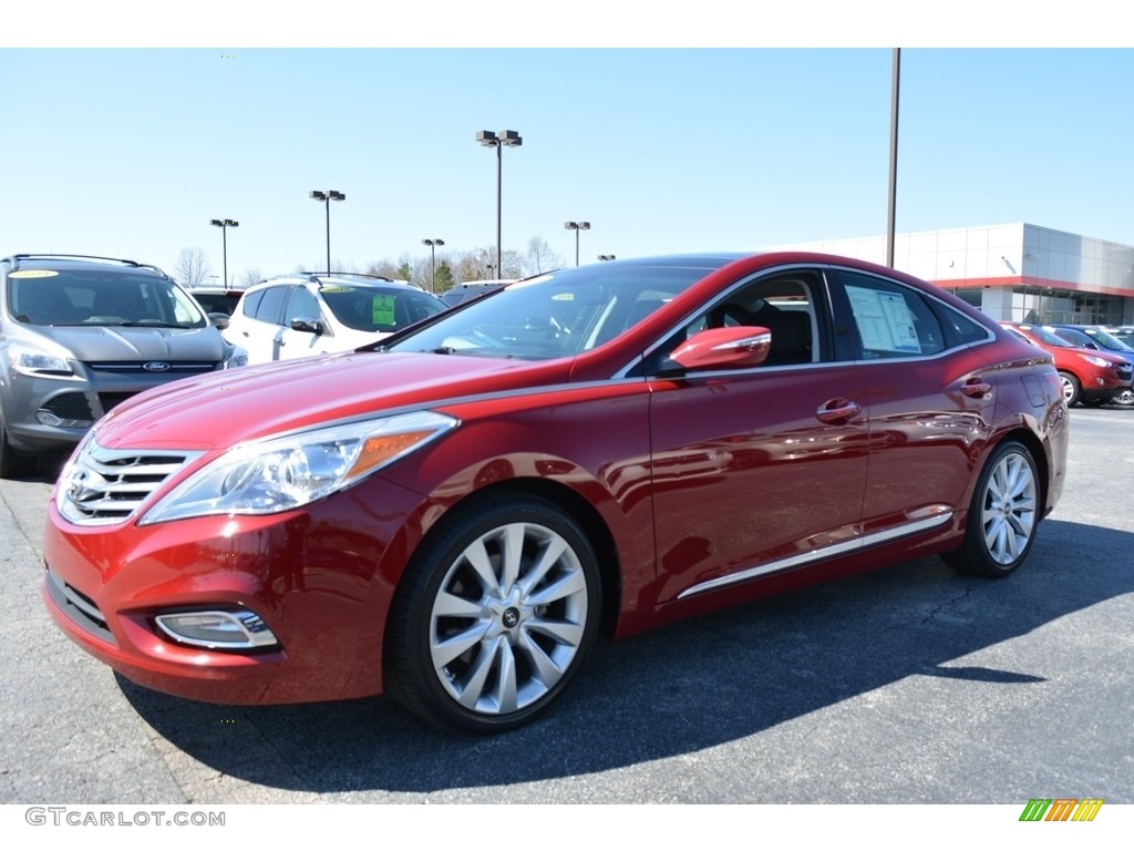 2013 Azera  - Venetian Red Pearl / Graphite Black photo #6