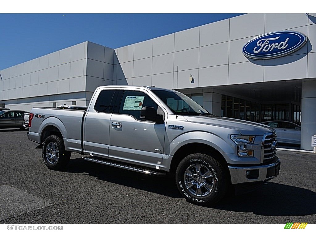 2017 F150 XLT SuperCab 4x4 - Ingot Silver / Earth Gray photo #1