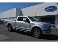 2017 Ingot Silver Ford F150 XLT SuperCab 4x4  photo #1