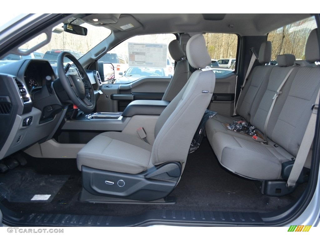 2017 F150 XLT SuperCab 4x4 - Ingot Silver / Earth Gray photo #10