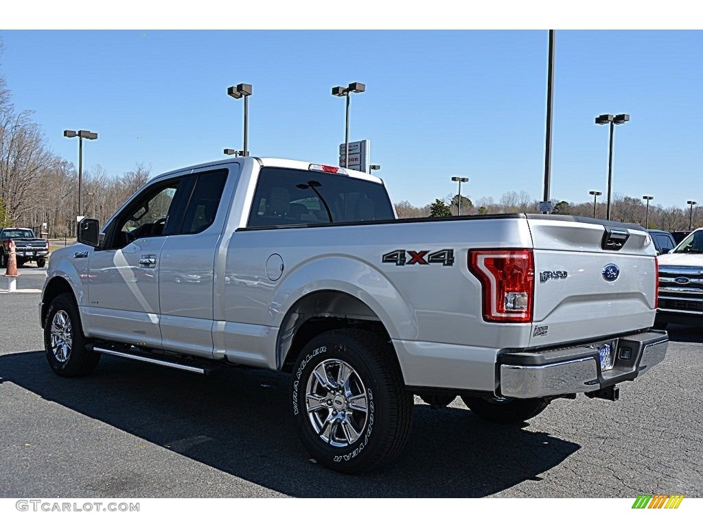 2017 F150 XLT SuperCab 4x4 - Ingot Silver / Earth Gray photo #19