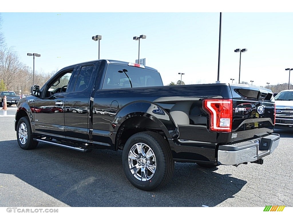 2017 F150 XLT SuperCab - Shadow Black / Earth Gray photo #17