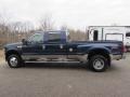 2009 Dark Blue Pearl Metallic Ford F350 Super Duty Lariat Crew Cab 4x4 Dually  photo #2