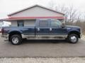2009 Dark Blue Pearl Metallic Ford F350 Super Duty Lariat Crew Cab 4x4 Dually  photo #3