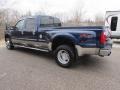 2009 Dark Blue Pearl Metallic Ford F350 Super Duty Lariat Crew Cab 4x4 Dually  photo #6