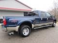 2009 Dark Blue Pearl Metallic Ford F350 Super Duty Lariat Crew Cab 4x4 Dually  photo #8