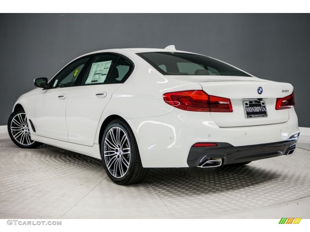 2017 5 Series 540i Sedan - Alpine White / Black photo #3