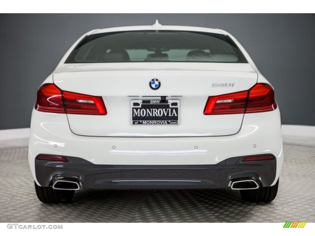 2017 5 Series 540i Sedan - Alpine White / Black photo #4