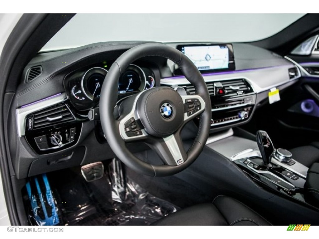2017 5 Series 540i Sedan - Alpine White / Black photo #6