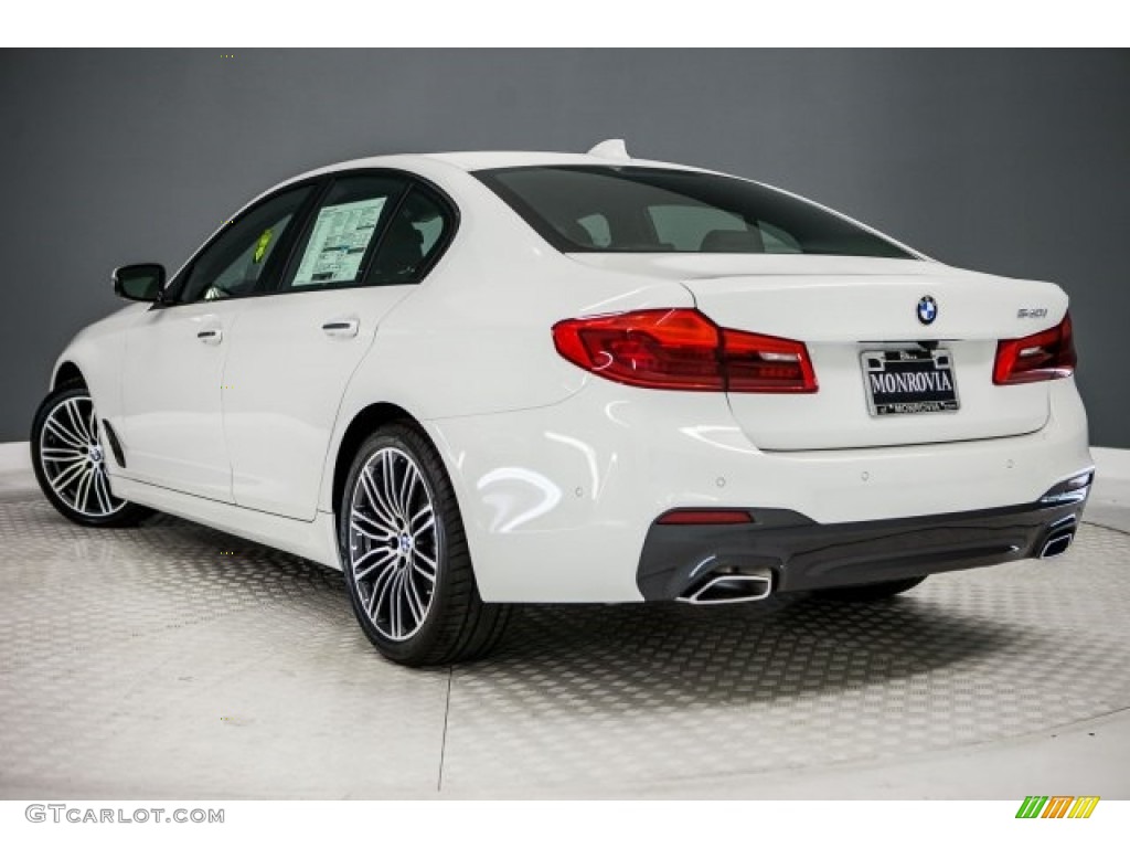 2017 5 Series 540i Sedan - Alpine White / Black photo #3