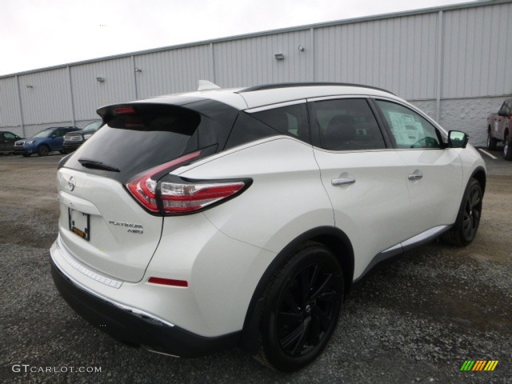 2017 Murano Platinum AWD - Pearl White / Graphite photo #7