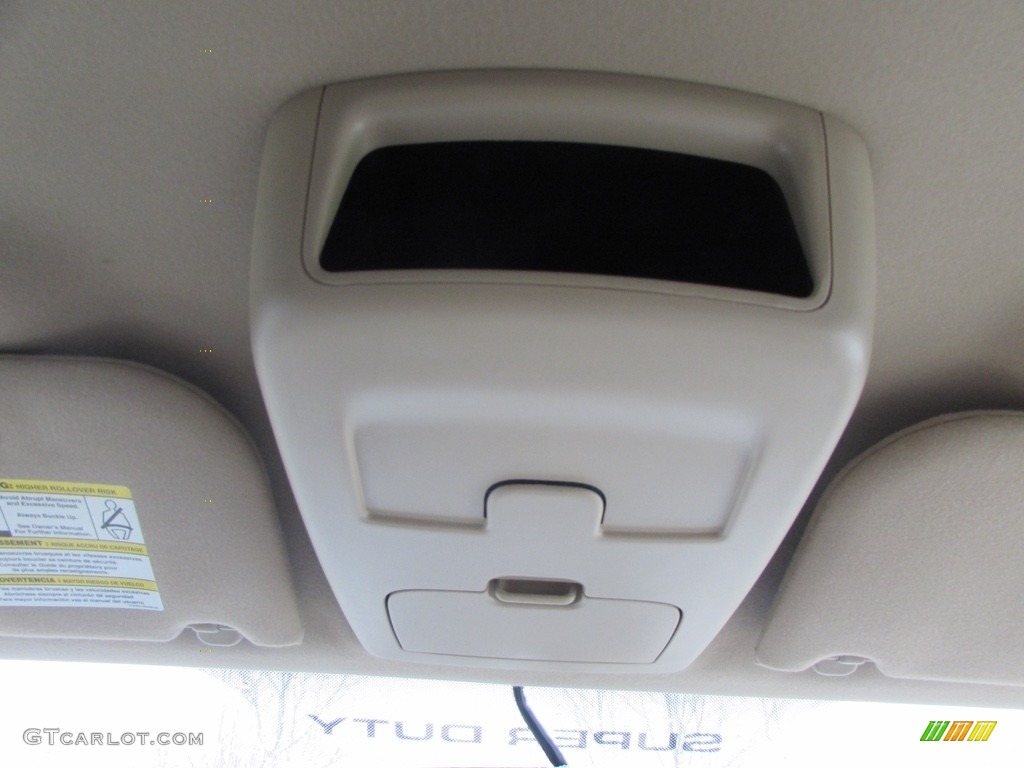 2009 F350 Super Duty Lariat Crew Cab 4x4 Dually - Dark Blue Pearl Metallic / Camel photo #37