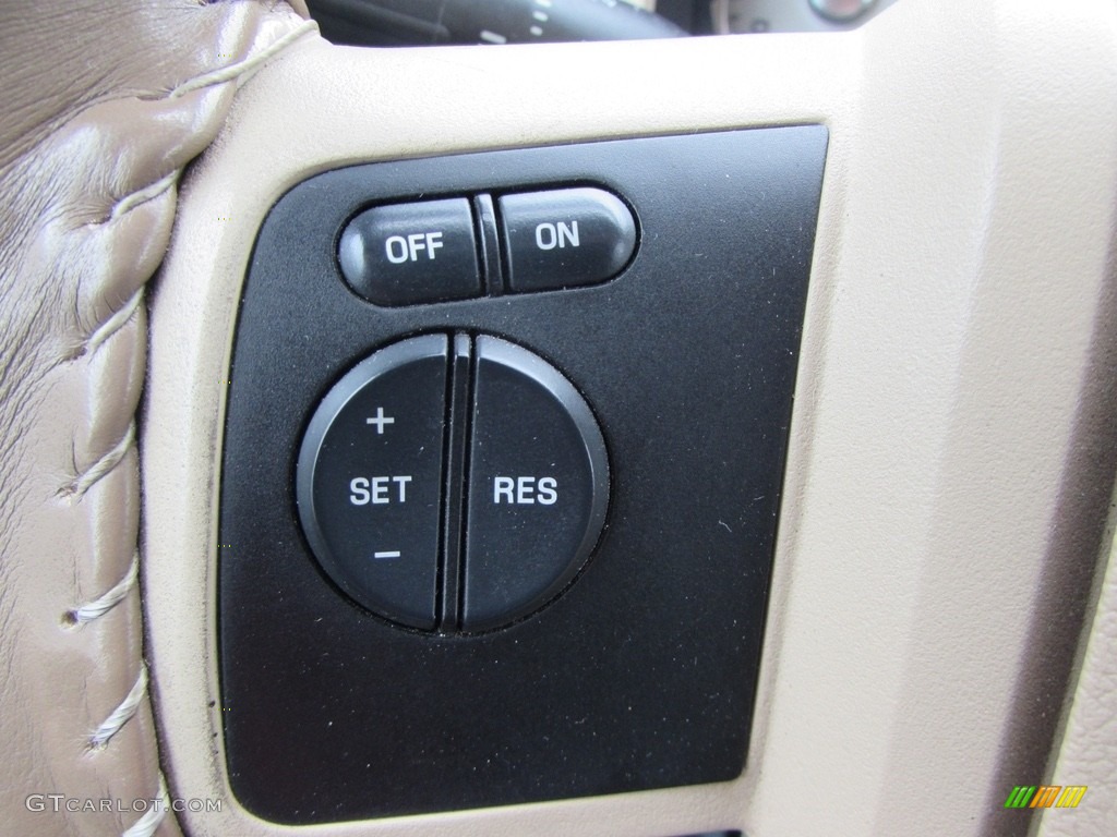 2009 F350 Super Duty Lariat Crew Cab 4x4 Dually - Dark Blue Pearl Metallic / Camel photo #48