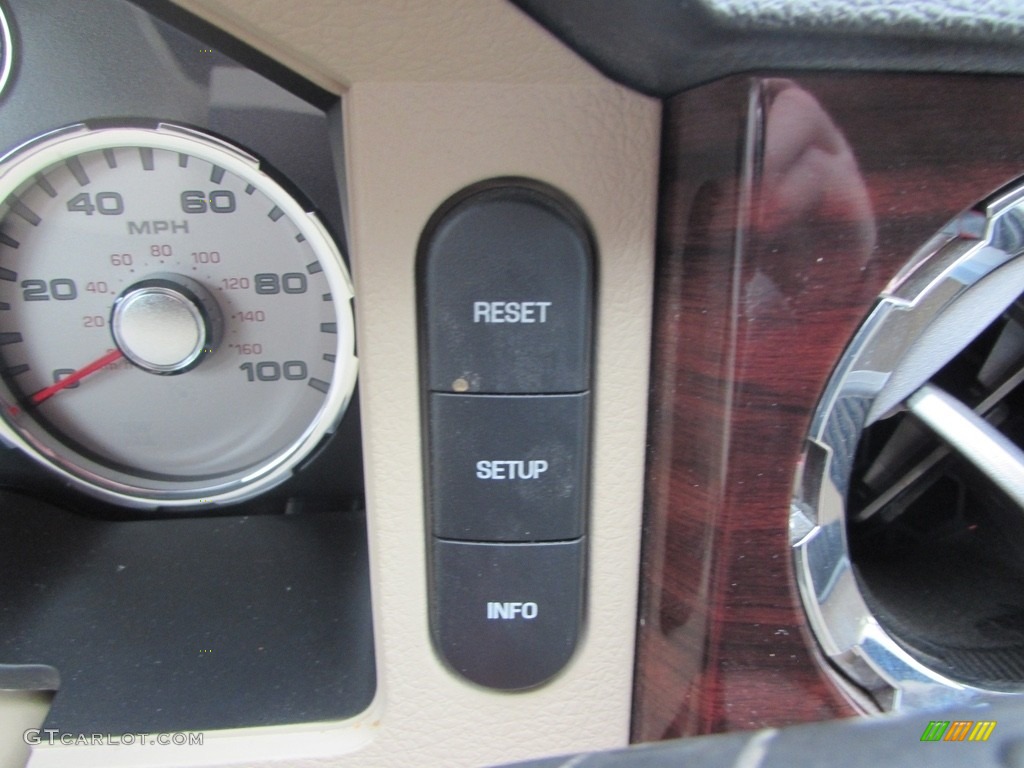 2009 F350 Super Duty Lariat Crew Cab 4x4 Dually - Dark Blue Pearl Metallic / Camel photo #50