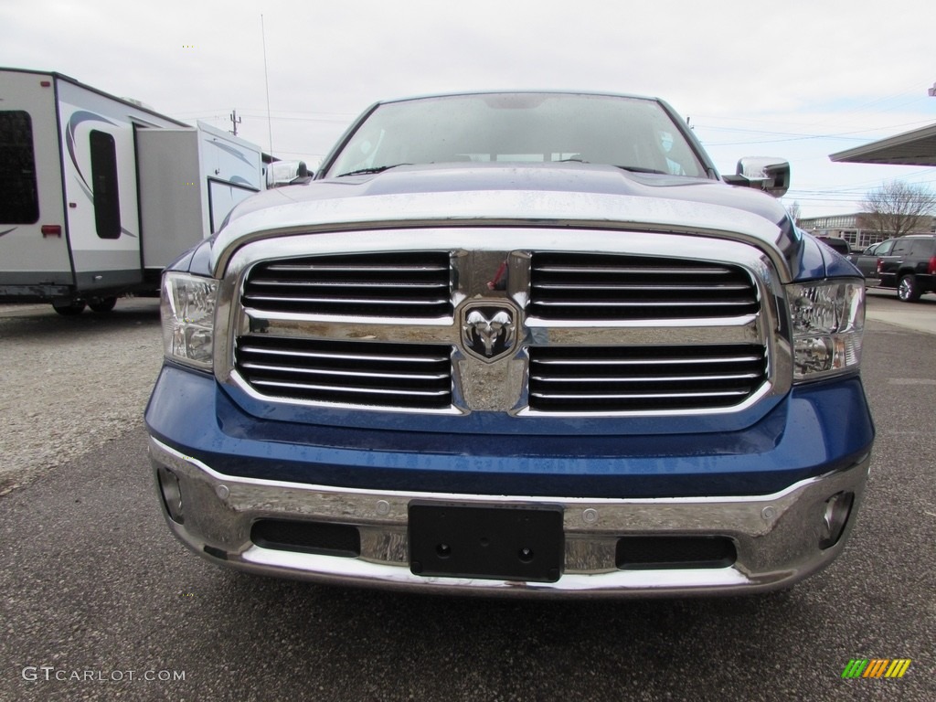 2014 1500 SLT Crew Cab 4x4 - Blue Streak Pearl Coat / Black/Diesel Gray photo #3