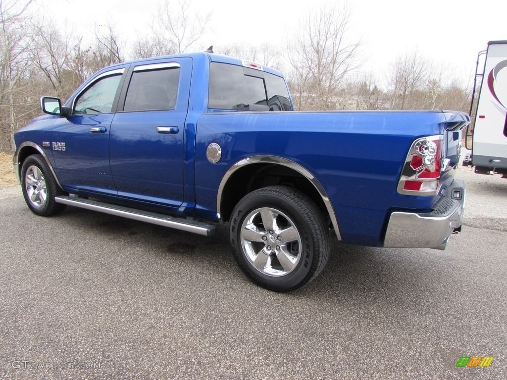 2014 1500 SLT Crew Cab 4x4 - Blue Streak Pearl Coat / Black/Diesel Gray photo #5