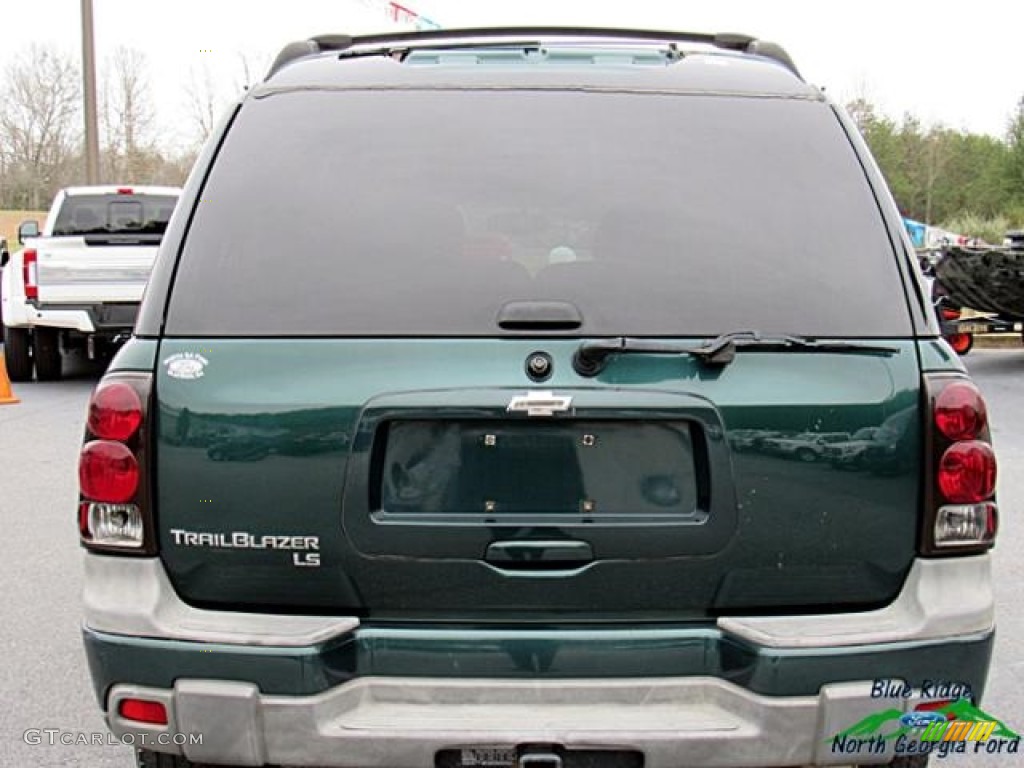 2005 TrailBlazer EXT LS - Emerald Jewel Green Metallic / Light Gray photo #4