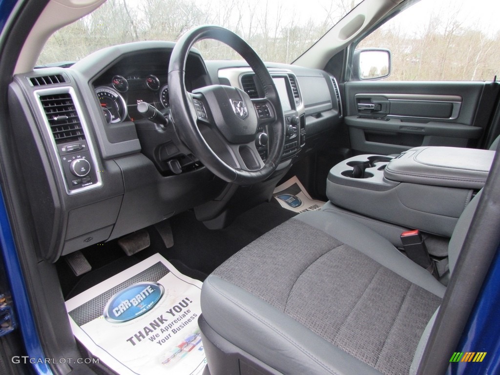 2014 1500 SLT Crew Cab 4x4 - Blue Streak Pearl Coat / Black/Diesel Gray photo #27