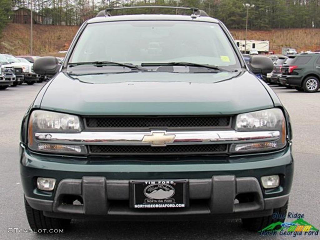 2005 TrailBlazer EXT LS - Emerald Jewel Green Metallic / Light Gray photo #8