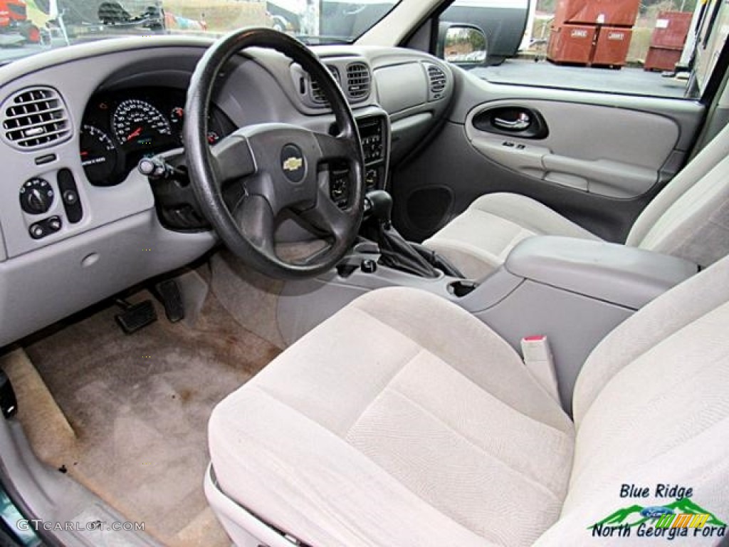 2005 TrailBlazer EXT LS - Emerald Jewel Green Metallic / Light Gray photo #12