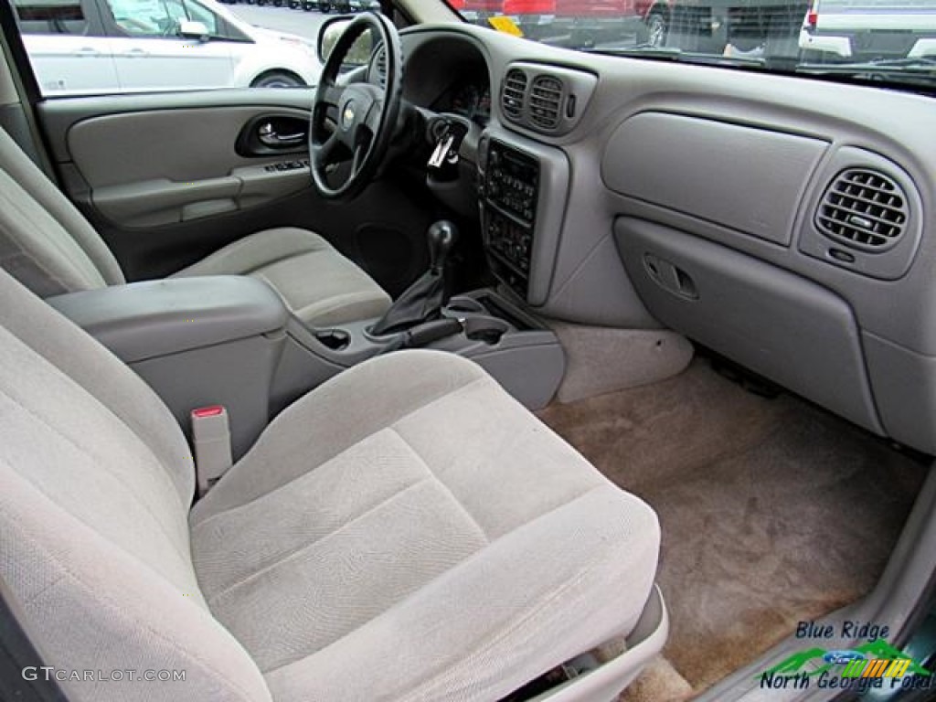 2005 TrailBlazer EXT LS - Emerald Jewel Green Metallic / Light Gray photo #14