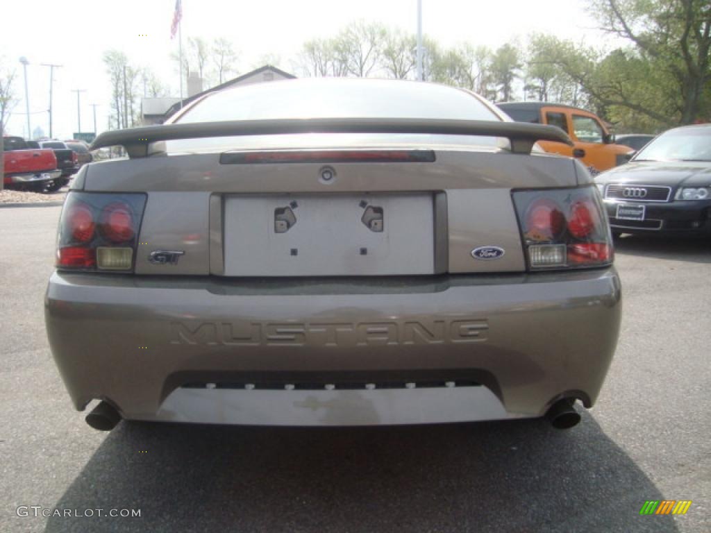 2002 Mustang GT Coupe - Mineral Grey Metallic / Dark Charcoal photo #4