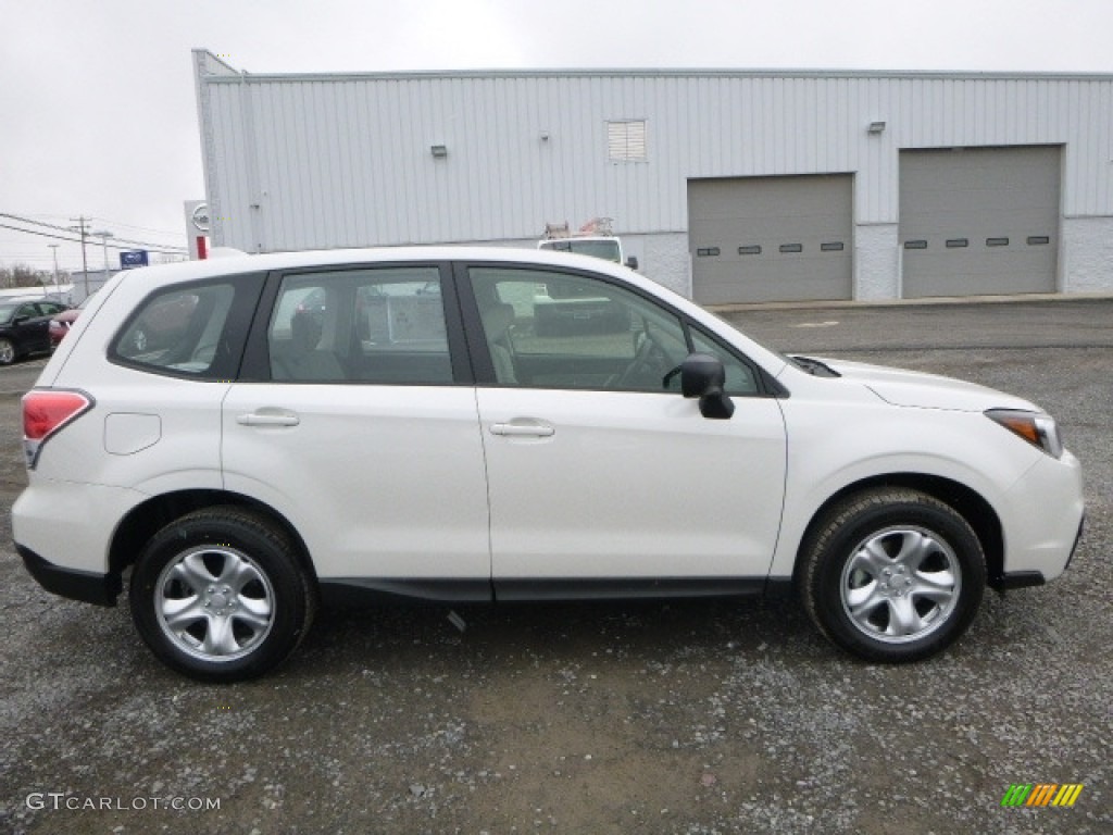 Crystal White Pearl 2017 Subaru Forester 2.5i Exterior Photo #119329291