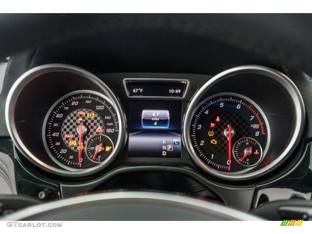 2017 Mercedes-Benz GLE 43 AMG 4Matic Gauges Photo #119332600