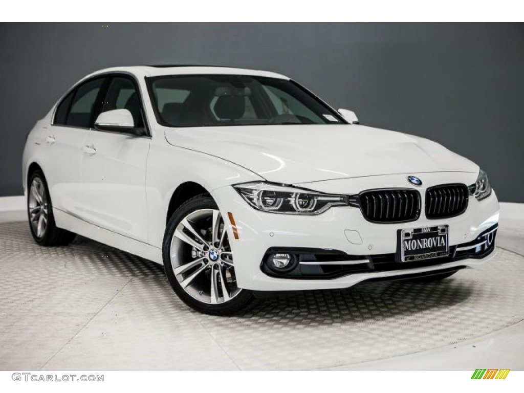 2017 3 Series 330i Sedan - Alpine White / Black photo #12