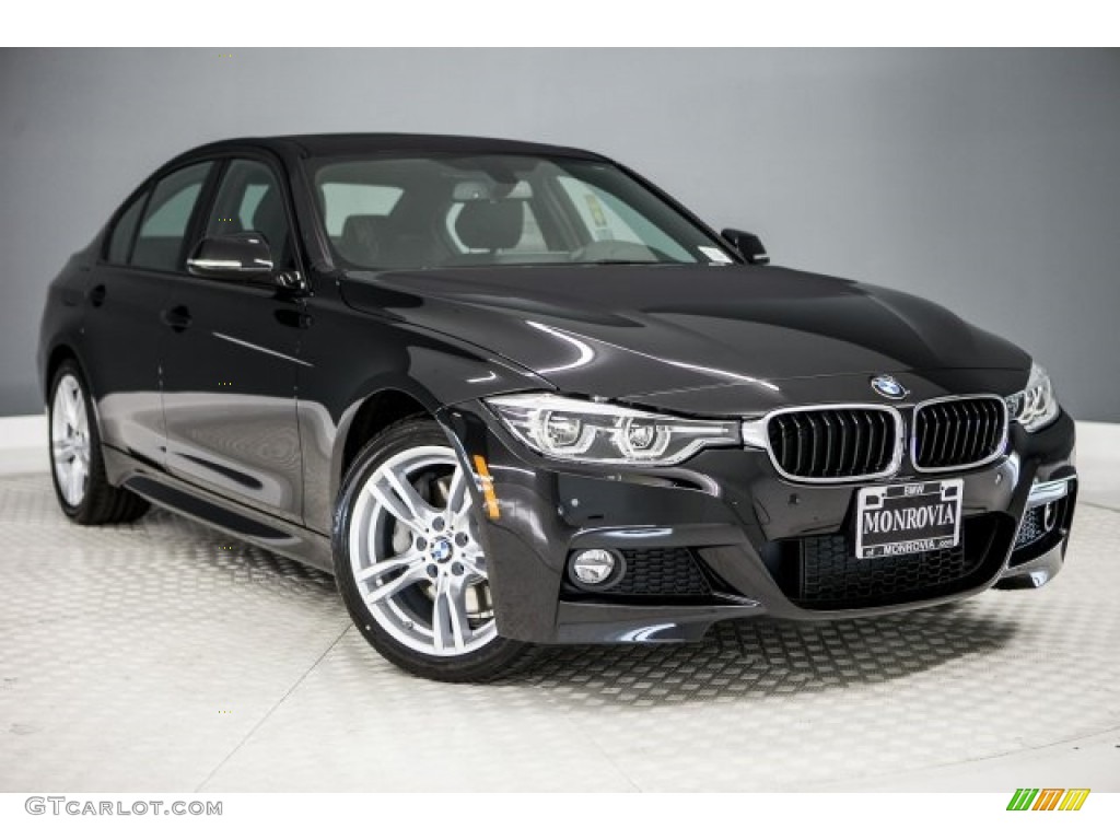2017 3 Series 330i Sedan - Black Sapphire Metallic / Black photo #12