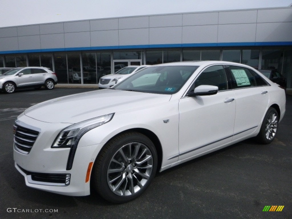 Crystal White Tricoat 2017 Cadillac CT6 3.6 Luxury AWD Sedan Exterior Photo #119333247