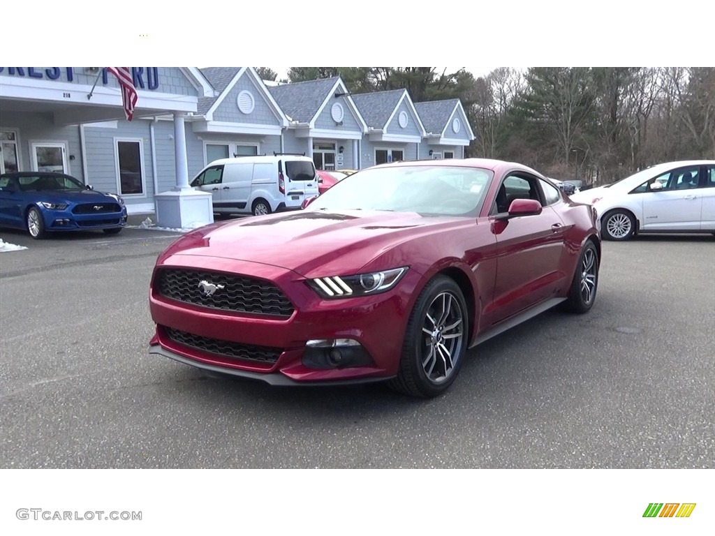 2017 Mustang Ecoboost Coupe - Ruby Red / Ebony photo #3
