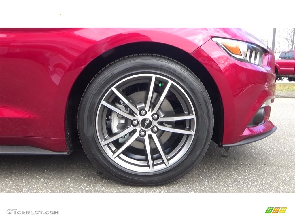 2017 Mustang Ecoboost Coupe - Ruby Red / Ebony photo #22