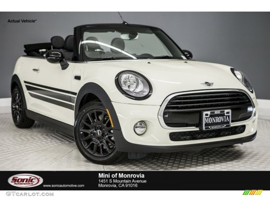 2017 Convertible Cooper - Pepper White / Black Pearl/Mottled Grey Cloth photo #1