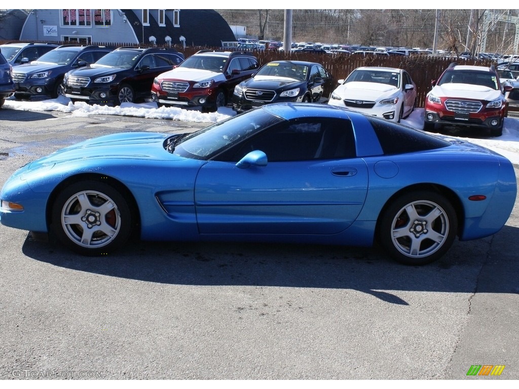1998 Corvette Coupe - Nassau Blue Metallic / Black photo #3