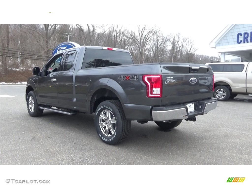 2017 F150 XLT SuperCab 4x4 - Magnetic / Earth Gray photo #5