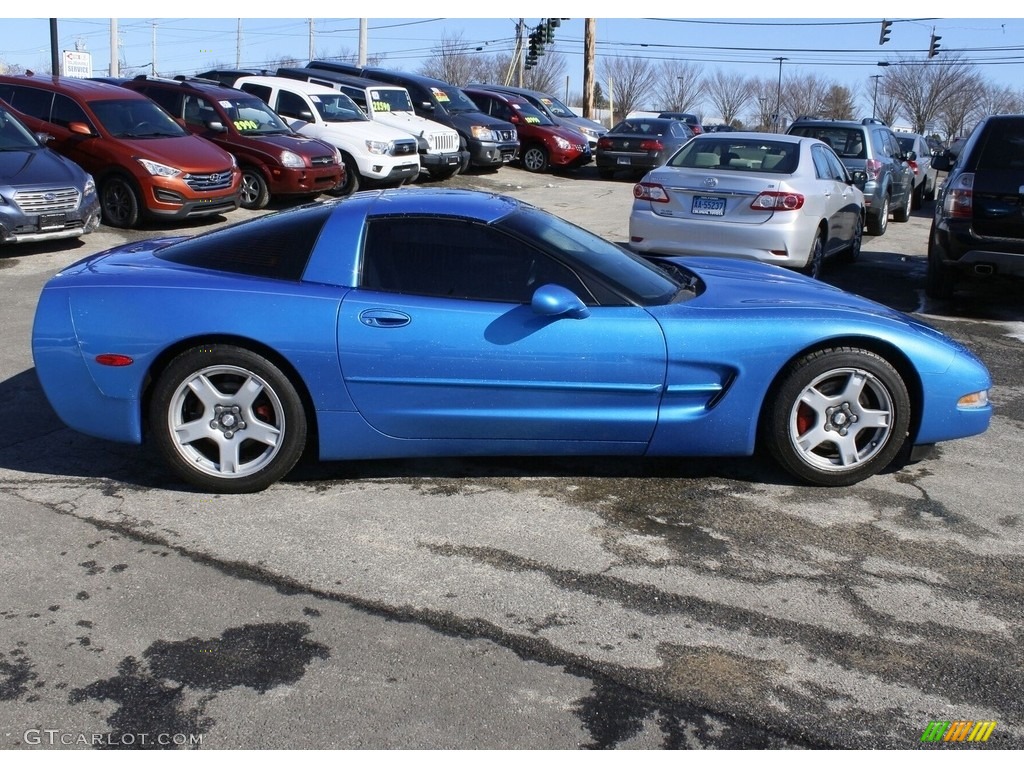 1998 Corvette Coupe - Nassau Blue Metallic / Black photo #9