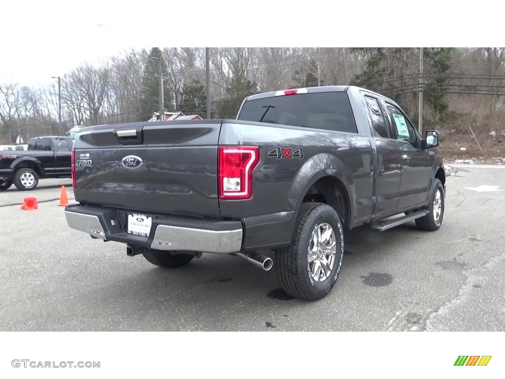 2017 F150 XLT SuperCab 4x4 - Magnetic / Earth Gray photo #7